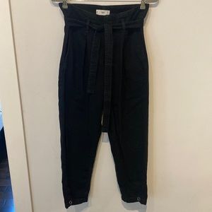 Mango relaxed denim pants